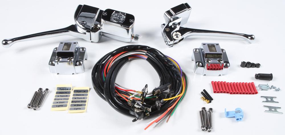 Complete Handlebar Controls W-black Switches