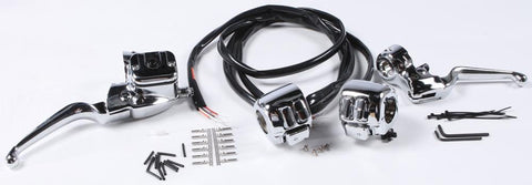11-16" Handlebar Conltrols W-switches (chrome)