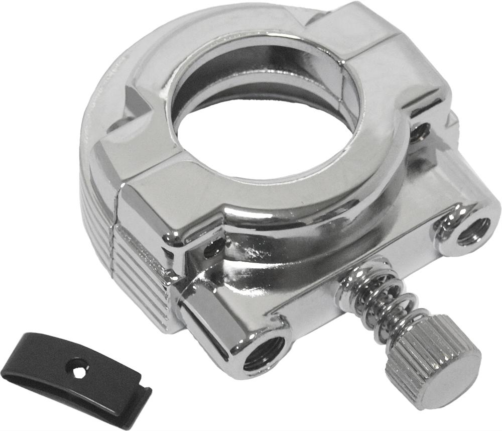 Dual Cable Throttle Clamp (chrome)