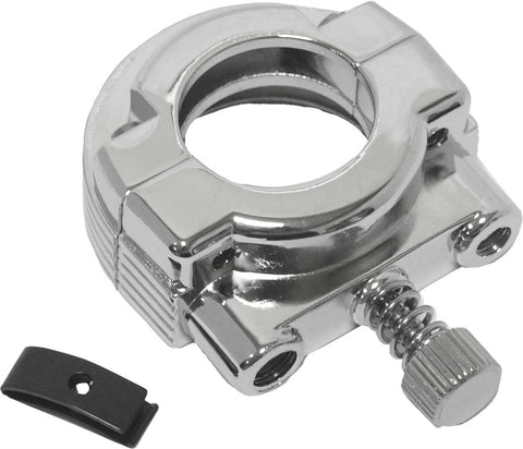 Dual Cable Throttle Clamp (chrome)