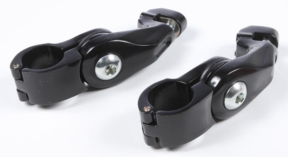Short Adjustable Peg Mount Black