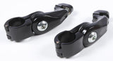 Short Adjustable Peg Mount Black