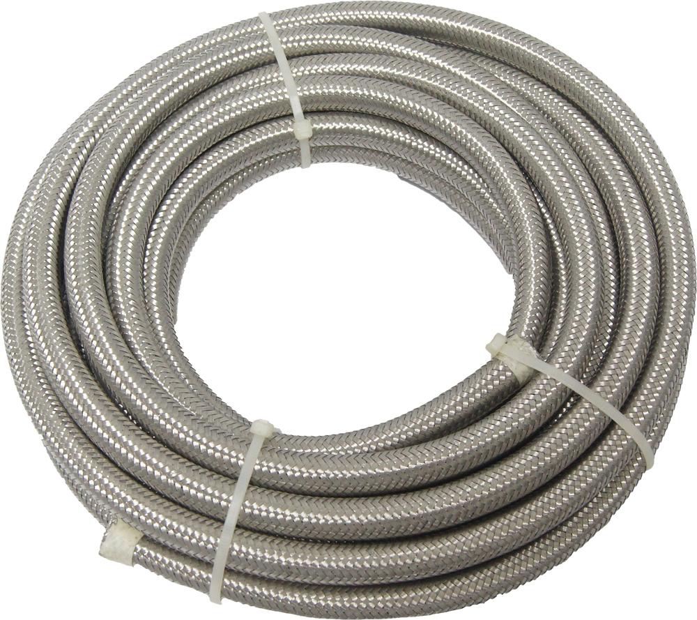 Stainless Steel Braided Hose 3-8"-25'