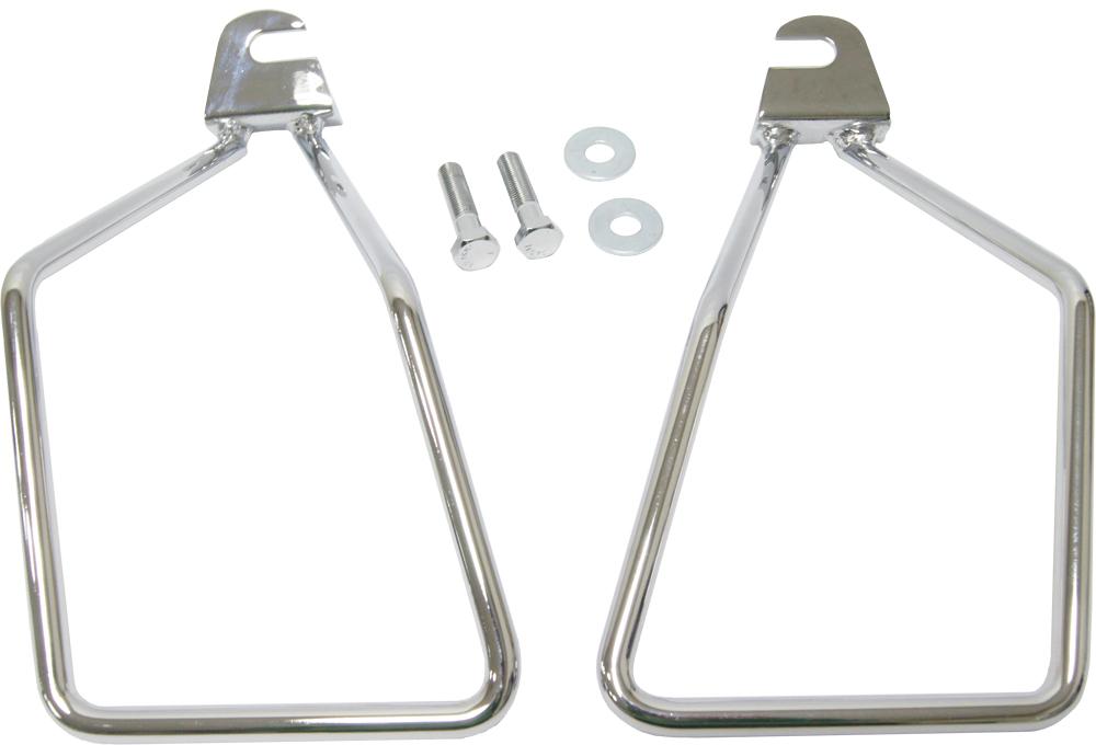 Saddlebag Supports Chrome Sing Le Bolt Softail