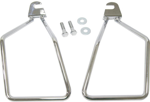 Saddlebag Supports Chrome Sing Le Bolt Softail