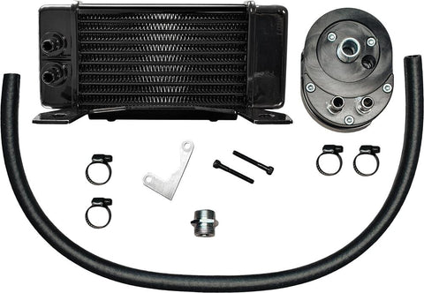 Lowmount 10-row Oil Cooler System (black)