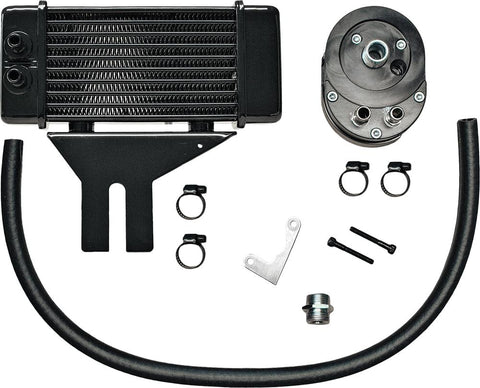 Lowmount 10-row Oil Cooler System (black)