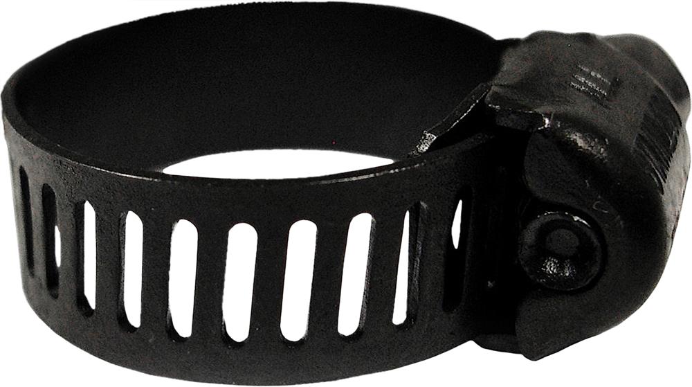 Oil Hose Clamps Black 10-pk