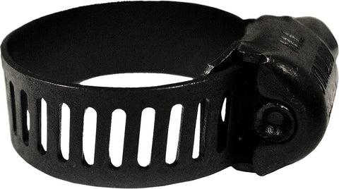 Oil Hose Clamps Black 10-pk