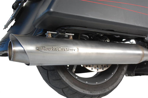 2in1 Exhaust System Brushed Stainless