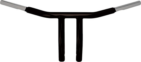 Chubby Drag Bar Black 8" Pull-back Risers