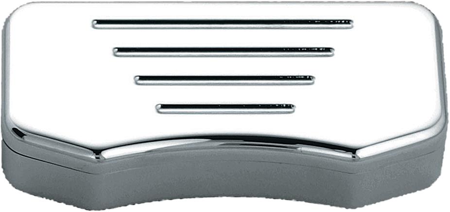 Hidden Hardware Top Clamp Ball Milled Chrome