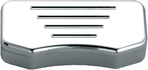 Hidden Hardware Top Clamp Ball Milled Chrome
