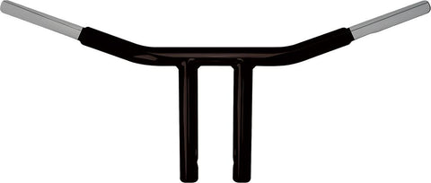 Psycho Chubby Drag Bar Black 8" Straight Risers