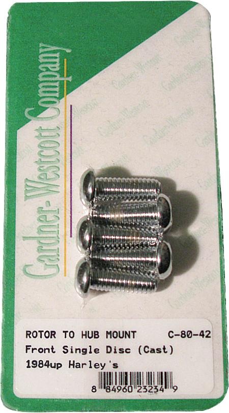 Front Brake Rotor Allen Bolts (chrome)