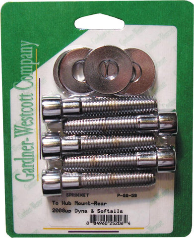 Pulley Bolts Polished Lst`00-06- Flh-flt`04-06