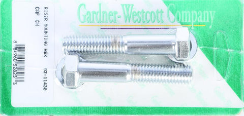 Riser Bolts Chrome Hex Cap Coarse Thread