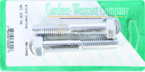 Riser Bolts Chrome Hex Cap Coarse Thread
