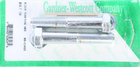 Riser Bolts Chrome Hex Cap Fine Thread