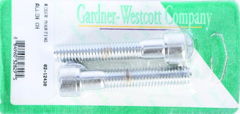 Riser Bolts Chrome Allen Head Coarse Thread