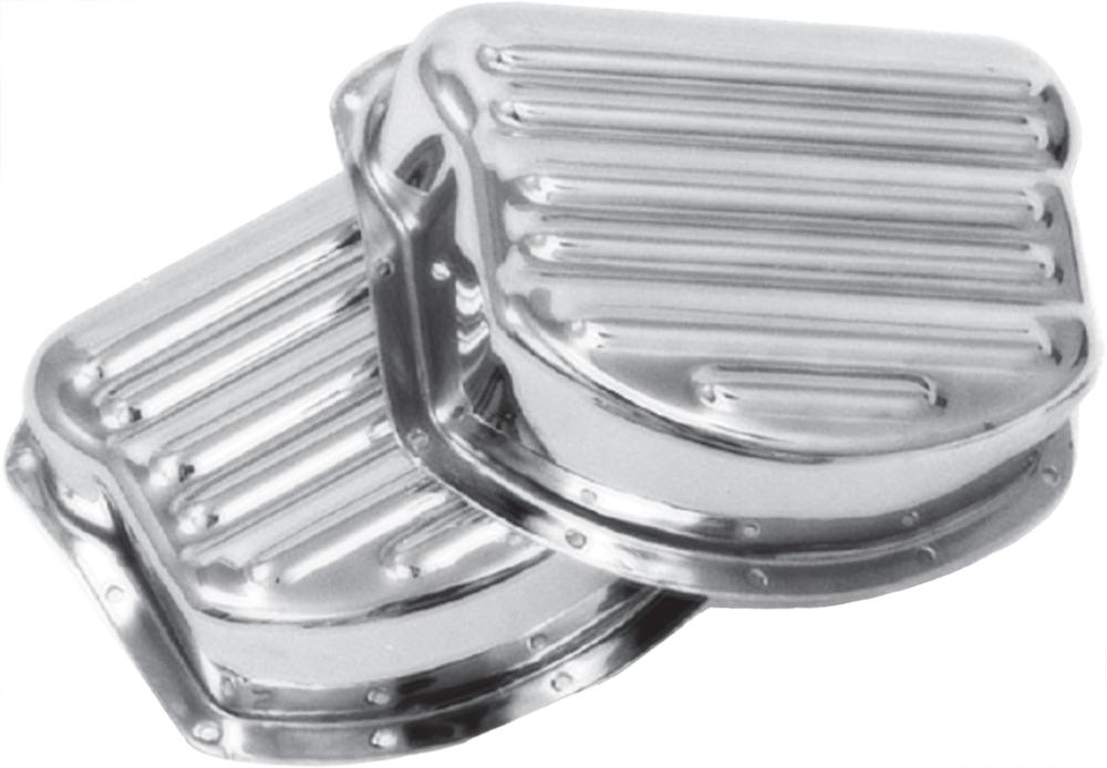 Panhead Rocker Arm Covers Ribbed 2-pk