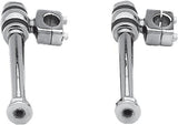 Offset Post Style Risers Brass 5"