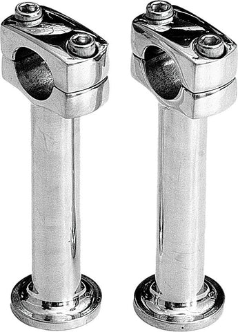 Post Style Risers Chrome 5"