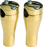 Glide Style Risers Chrome 6"