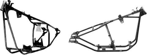 Rigid Straight Leg Frame W-fat Bob Tank Mounts