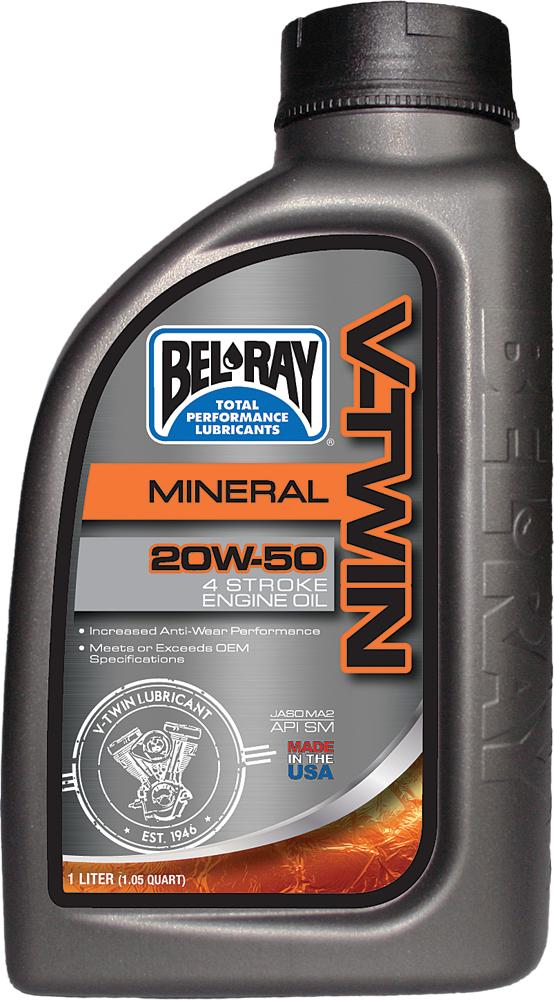V-twin Mineral Engine Oil 20w-50 1l