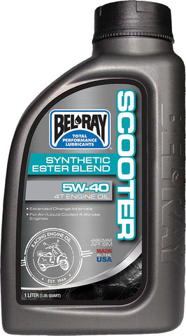 Scooter Synthetic Ester Blend 4t Engine Oil 5w-40 1lt