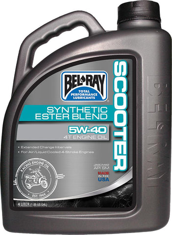Scooter Synthetic Ester Blend 4t Engine Oil 5w-40 4lt