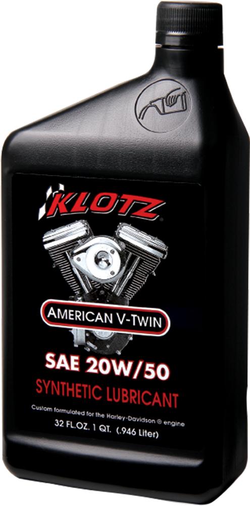 American V-twin Synthetic Lubricant 20w-50 32oz