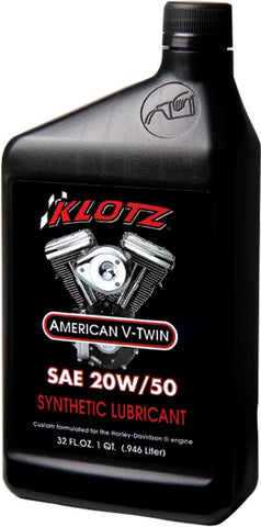 American V-twin Synthetic Lubricant 20w-50 32oz