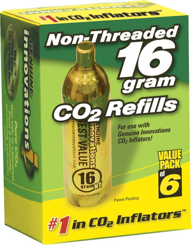 Non-threaded Style Cartridges 16g 6-pk