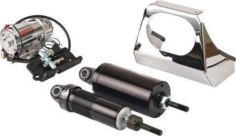 Fox Series Softail Air Suspension Chrome