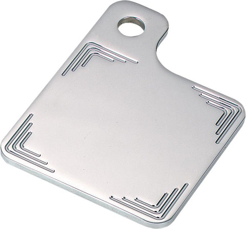 Side Mount Inspection Plate Triple Curve Milled (chrome)