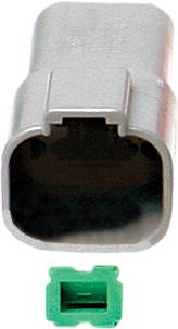 Female Receptor 4-pin (grey)