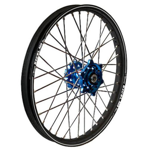 Front Wheel Set 1.40x19 Blue H Ub Black Rim