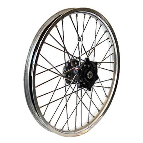 Rear Wheel Set 2.15x19 Black H Ub Silver Rim