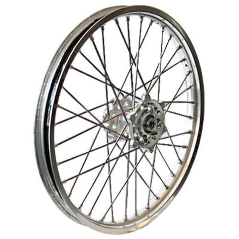 Rear Wheel Set 2.15x18 Silver Hub Silver Rim