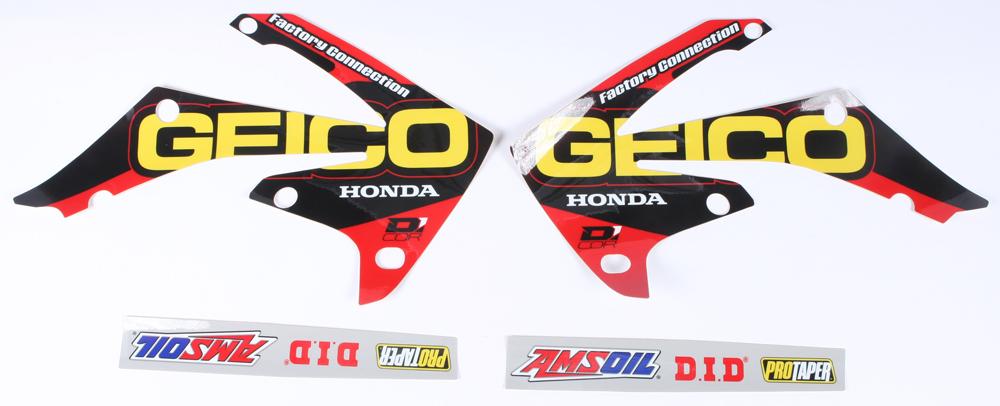 Graphic Kit 16 Geico Honda Crf 25010-1345009-12