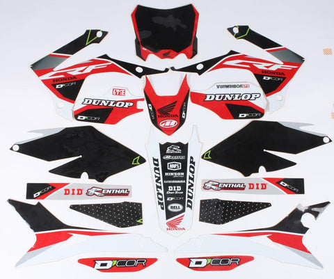 Honda Raceline Graphics Complete Kit (black)