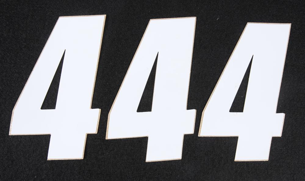 Number 4 White 4" 3-pk