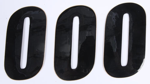 Number 0 Black 4" 3-pk
