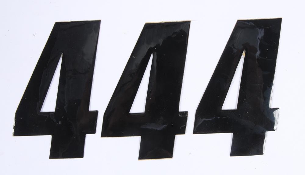 Number 4 Black 4" 3-pk