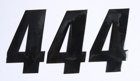 Number 4 Black 4" 3-pk