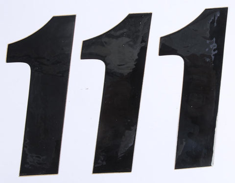 Number 1 Black 6" 3-pk