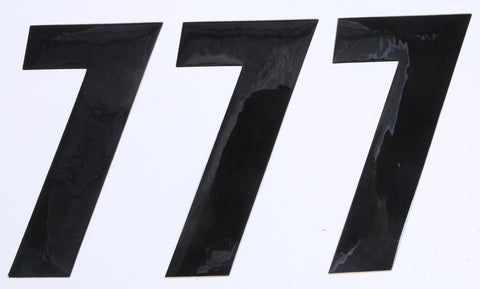 Number 7 Black 6" 3-pk