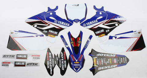 Complete Kit 16 Star Yam Yz 12 5-250 15-16 Wht Bg